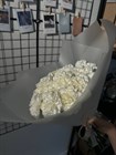 Букет из 15 белых диантусов - фото 4515